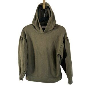 Madewell Sz Small Green Hooded Sweater
